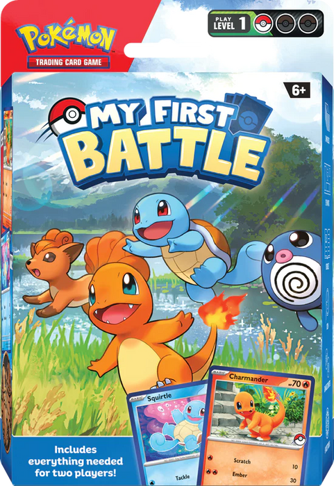 POKEMON - FIRST BATTLE - CHARMANDER AND SQUIRTLE