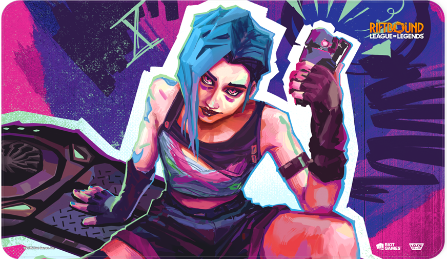 Riftbound: League of Legends TCG Origins Playmat Jinx