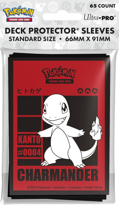 Ultra Pro Deck Protector Sleeves - Pokémon Charmander 2025 (65 CT)