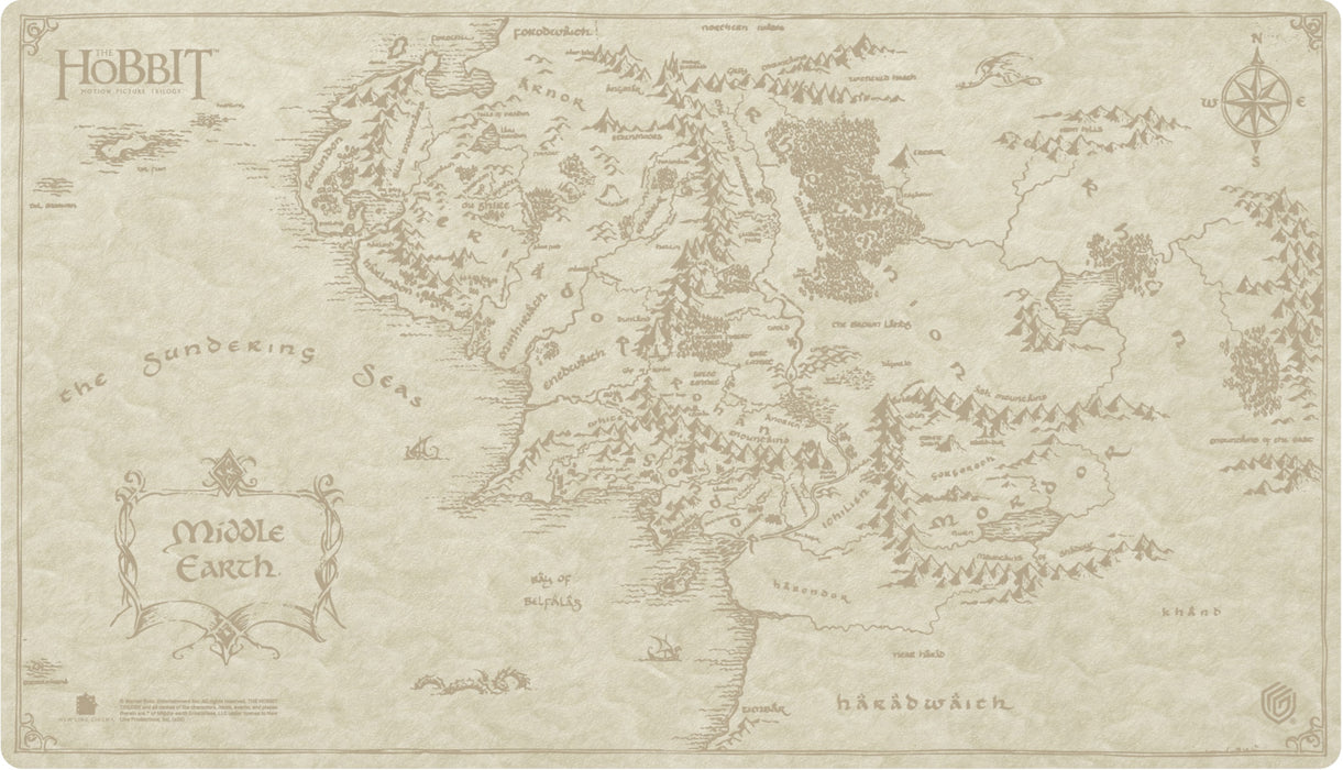 Ultimate Guard Playmat Sophoskin - The Hobbit Map Middle-Earth