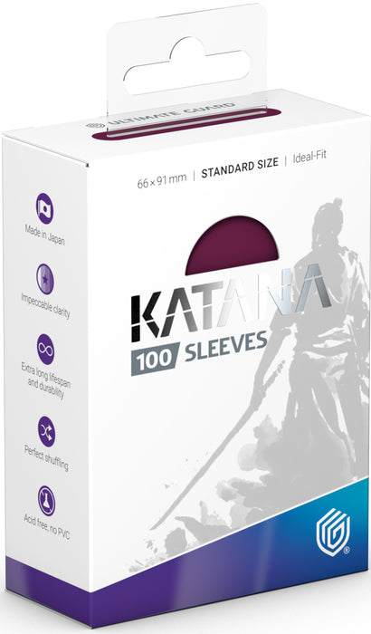 Ultimate Guard - Katana Sleeves - STANDARD 100CT Radiant Plum