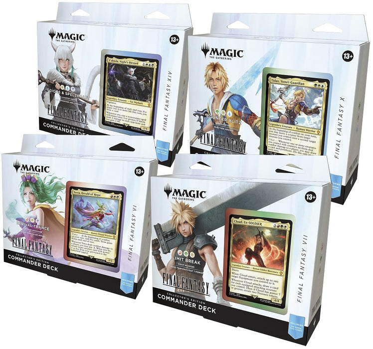 MTG Final Fantasy Collector Commander Deck Set (4 Decks)