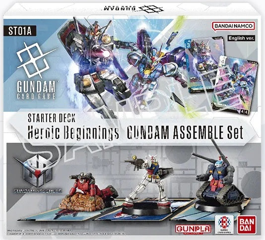 Gundam CG Starter Deck ST-01A Gundam Assemble Heroic Beginnings