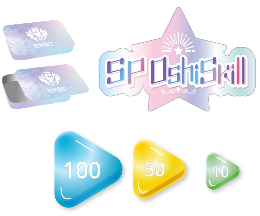 Hololive Card Game Official Damage Counter Set