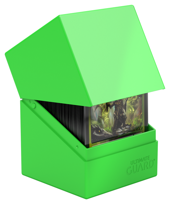 Ultimate Guard Deck Box - Boulder 100+ Solid Neon Green