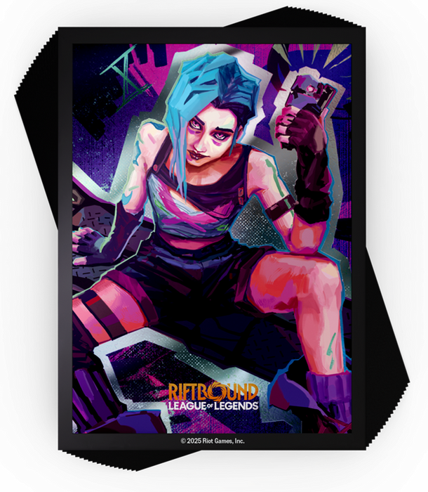Riftbound: League of Legends TCG Origins Art Sleeves Jinx 100CT