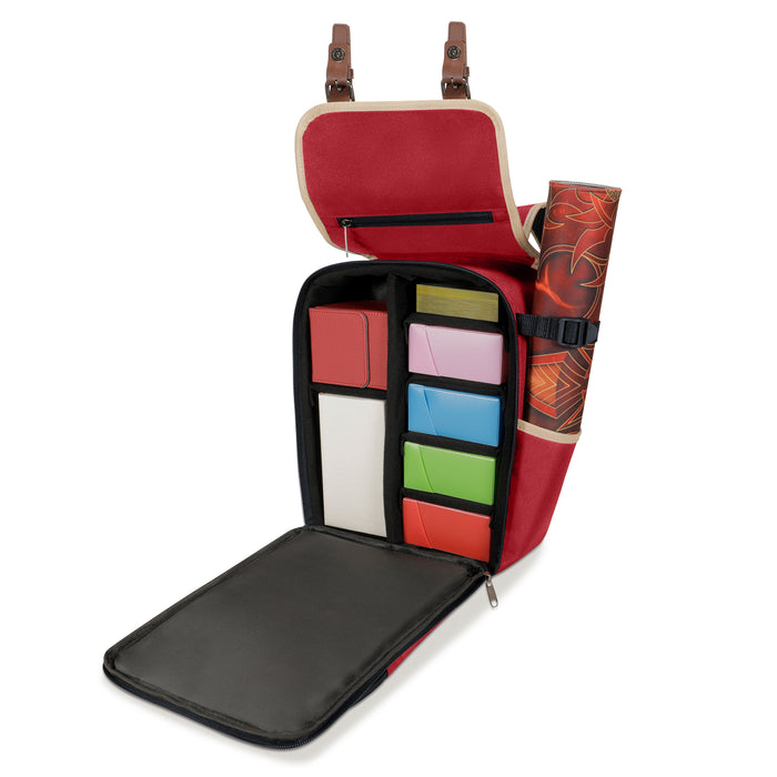 Ap Enhance Designer Edition Compact Trading Card Backpack Red