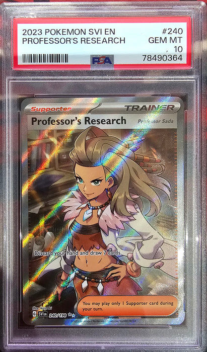 PSA 10 - Professor's Research - Scarlet & Violet Base - #240 - 78490364