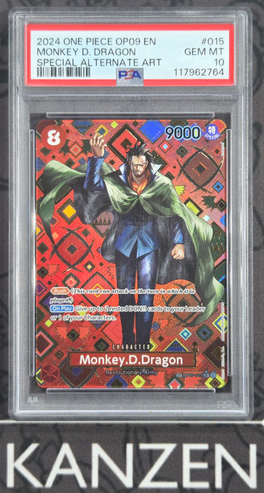 PSA 10 - Monkey.D.Dragon - Emperors In The New World - #015 - 117962764