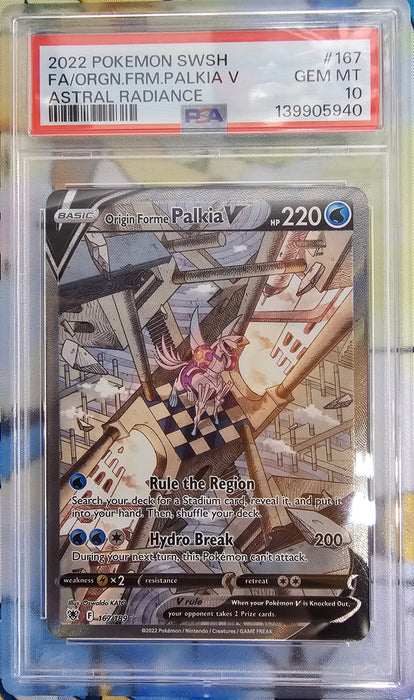 PSA 10 - Origin Form Palkia V - Astral Radiance - #167 - 139905940