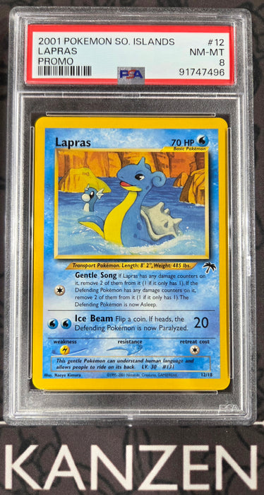 PSA 8 - Lapras - Southern Islands - #12 - 91747496