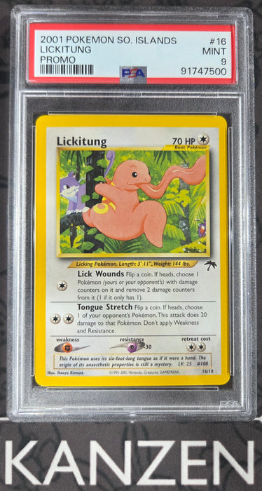 PSA 9 - Lickitung - Southern Islands - #16 - 91747500