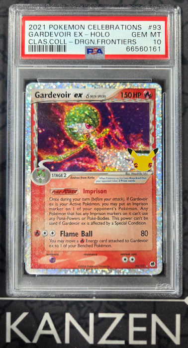 PSA 10 - Gardevoir EX - Celebrations - #93 - 66560161