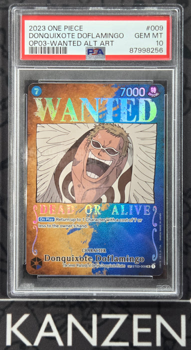 PSA 10 - Donquixote Doflamingo - OP03 Pillars Of Strength - #009 - 87998256