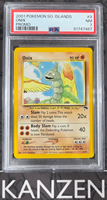 PSA 7 - Onix - Southern Islands - #3 - 91747487