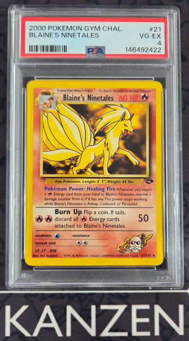 PSA 4 - Blaine's Ninetales - Gym Challenge Unlimited - #21 - 146492422