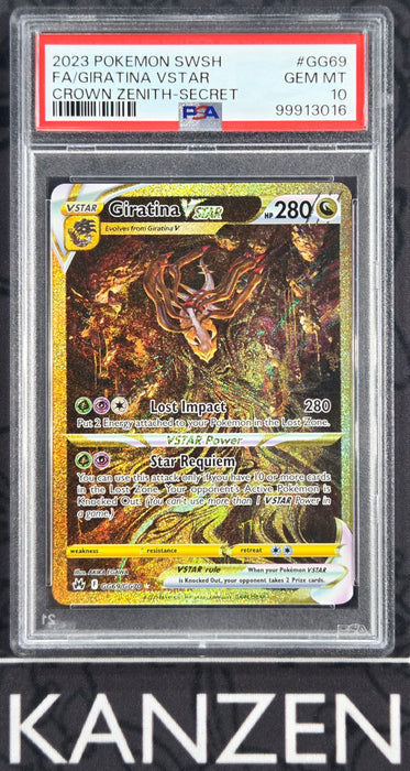 PSA 10 - Giratina VSTAR - Crown Zenith - #GG69 - 99913016