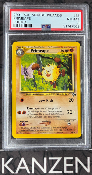 PSA 8 - Primeape - Southern Islands - #18 - 91747502
