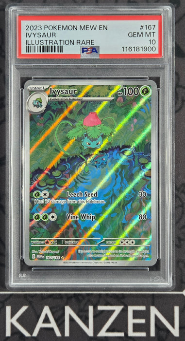 PSA 10 - Ivysaur - Pokemon 151 - #167 - 116181900