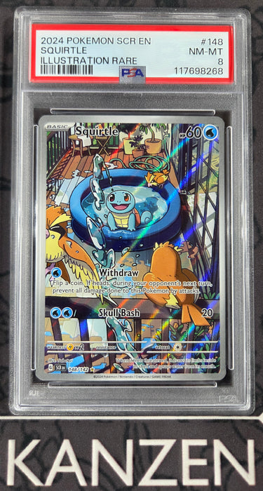 PSA 8 - Squirtle - Stellar Crown - #148 - 117698268