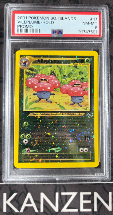 PSA 8 - Vileplume - Southern Islands - #17 - 91747501