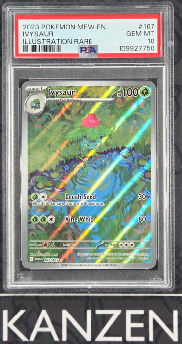 PSA 10 - Ivysaur - Pokemon 151 - #167 - 109927750