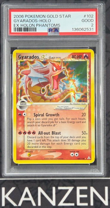 PSA 2 - Gyarados - EX Holon Phantoms - #102 - 136062531