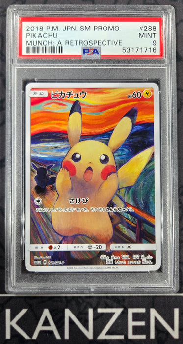 PSA 9 - Pikachu - Munch: A Retrospective - #288 - 53171716 - Japanese