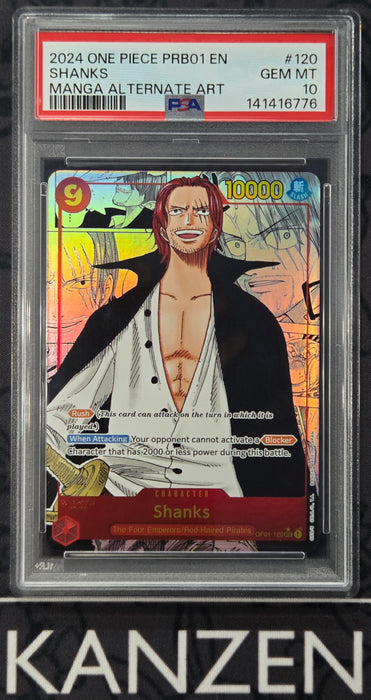 PSA 10 - Shanks - PRB01 Premium Booster - #120 - 141416776