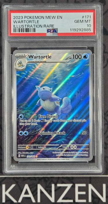 PSA 10 - Wartortle - Pokemon 151 - #171 - 119292885