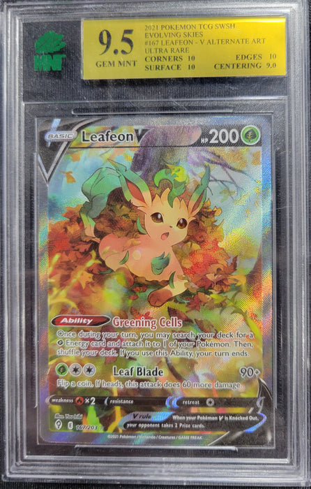 Leafeon V - MNT 9.5 - #167 - (0000063004)