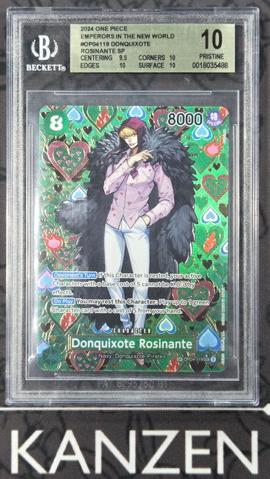 BGS 10 - Donquixote Rosinante - Emperors In The New World - #119 - 0018035488