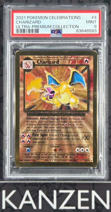 PSA 9 - Charizard (Metal) - Celebrations Ultra Premium Collection - #4 - 83646583