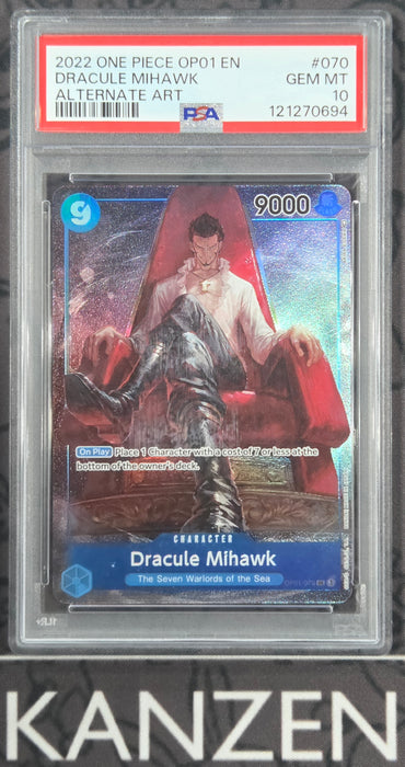 PSA 10 - Dracule Mihawk - Romance Dawn - #070 - 121270694