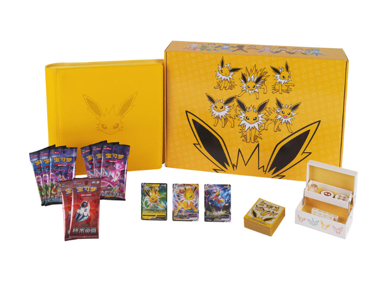 Pokemon TCG S-Chinese Eevee GX Gift Box - Jolteon