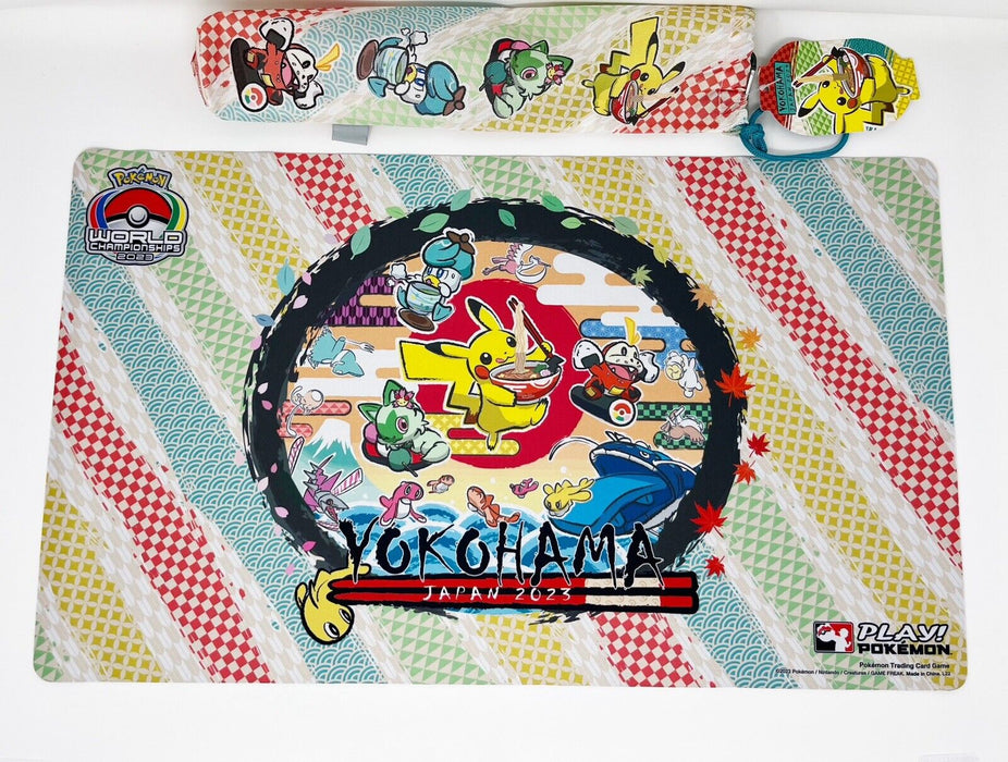 Pokemon World Championships 2023 Yokohama Japan Pikachu Playmat