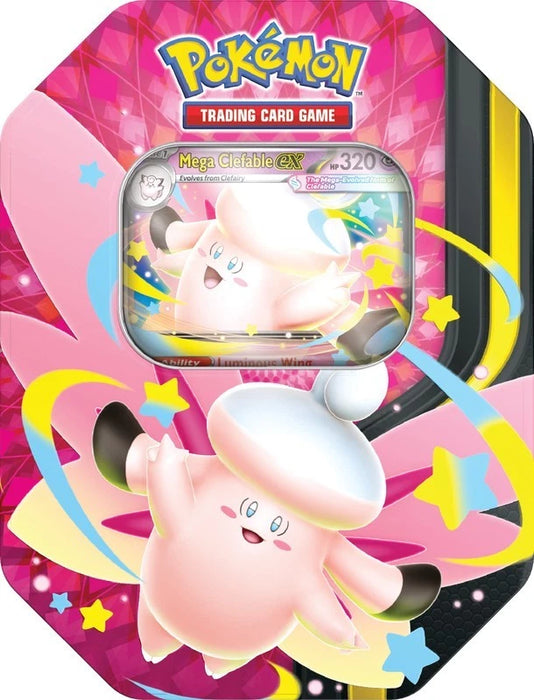Pokémon TCG: Mega Moonlit Tin (Mega Clefable ex)