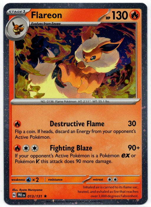 Flareon (013/131) (Cosmos Holo) Holofoil [Miscellaneous Cards & Products]