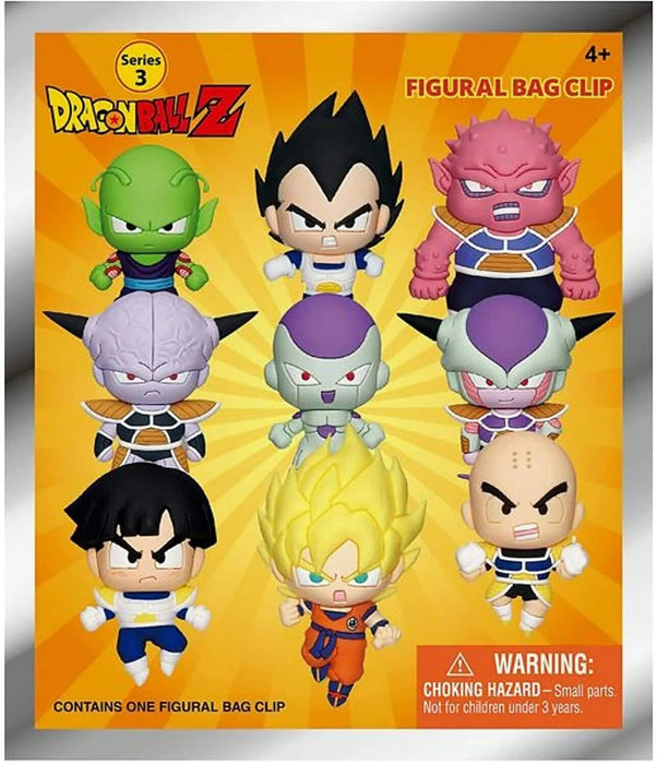 Dragon Ball Z Series 3  3D Foam Figural Bag Clip Blind Bag