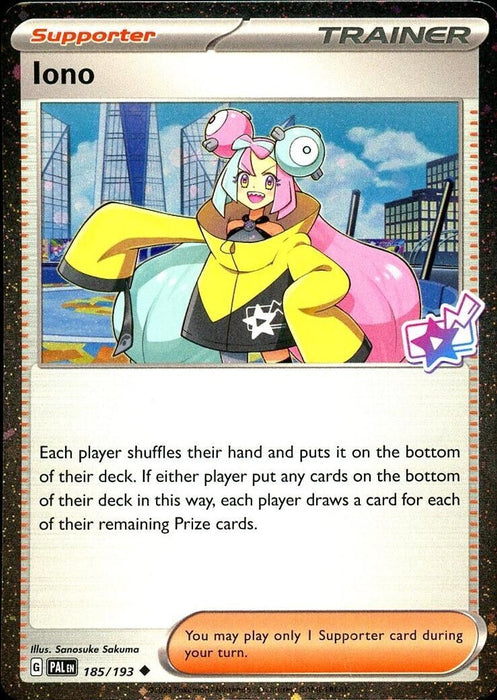 Iono (185/193) Holofoil [SV: Scarlet & Violet Promo Cards]