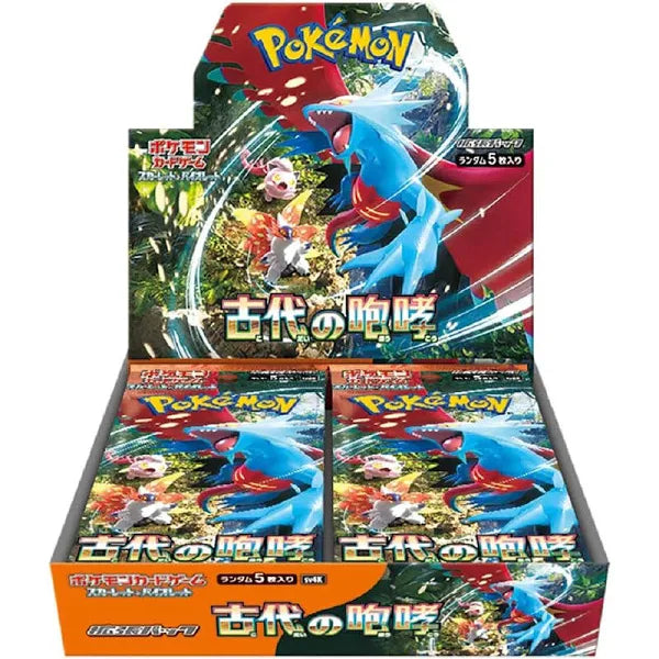 Japanese Pokemon Scarlet & Violet Expansion Pack Ancient Roar Booster Box