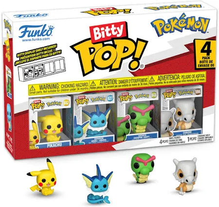 Pokemon Bitty Pop! Pokémon 4-Pack Series 1