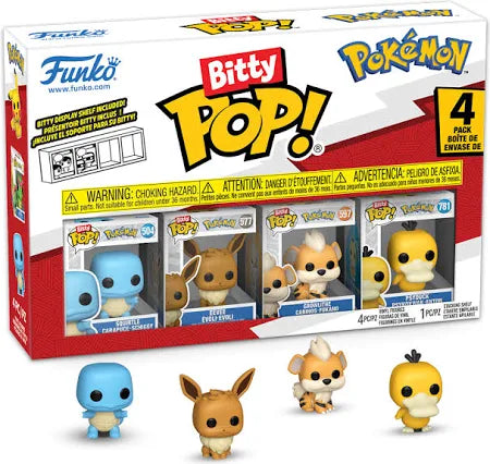 Pokemon Bitty Pop! Pokémon 4-Pack Series 4