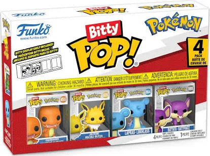 Pokemon Bitty Pop! Pokémon 4-Pack Series 2