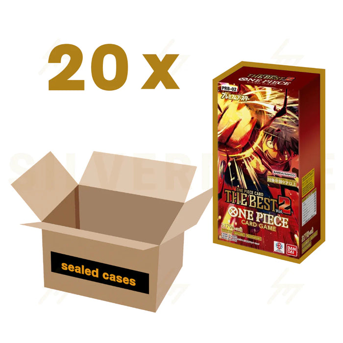 One Piece - Japanese TCG - PRB-02 Premium  Booster Box - Sealed Case of 20