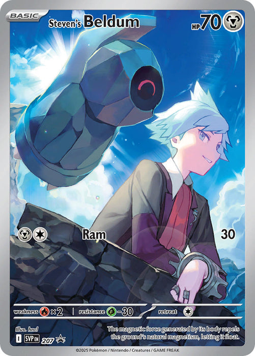 Steven's Beldum - SVP207 - Illustration Rare Promo - [SV10: Destined Rivals]
