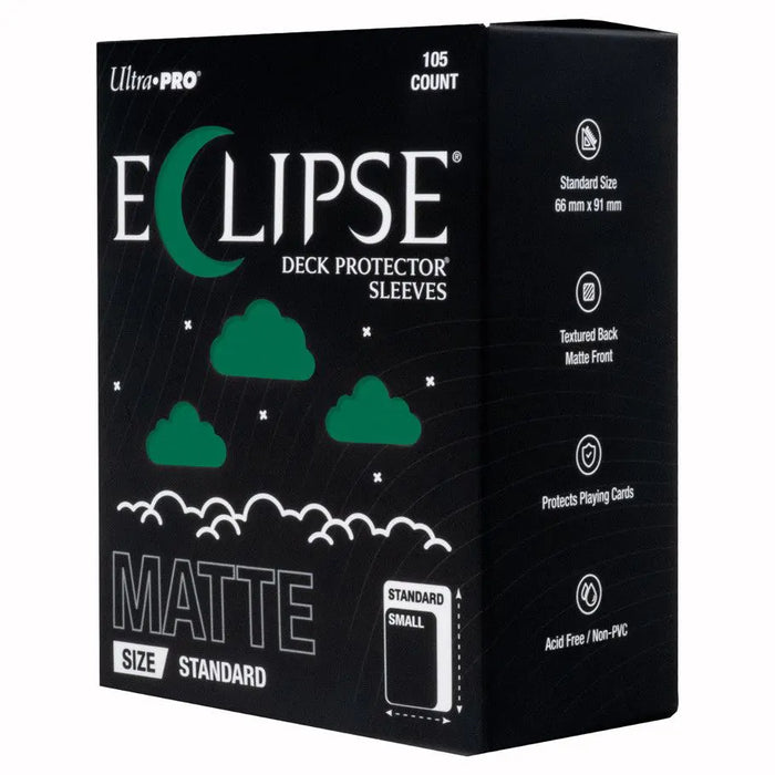 Ultra Pro - Eclipse Matte Standard Deck Protector Sleeves: Matte Forest Green - 105ct