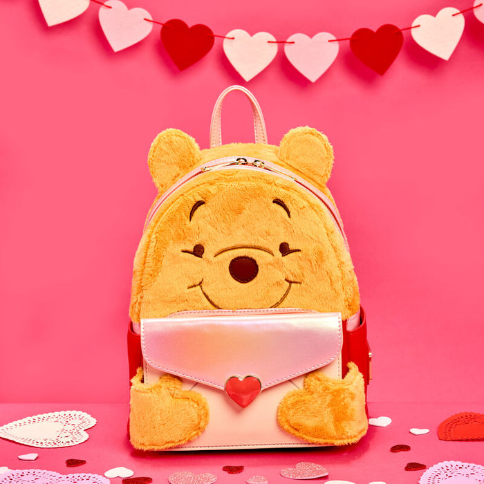 LOUNGEFLY Winnie The Pooh & Piglet Love Letter Cosplay Mini Backpack