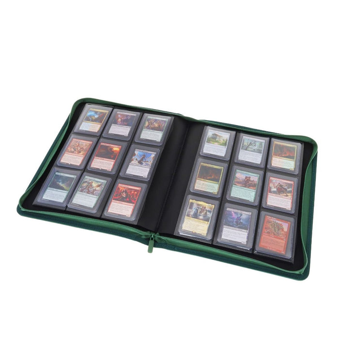 BCW Z-Folio 9-Pocket LX Album - Toploaders Binder - Green