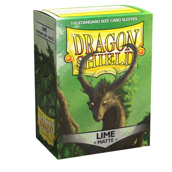 Dragon Shield: Standard 100ct Sleeves - Lime (Matte)